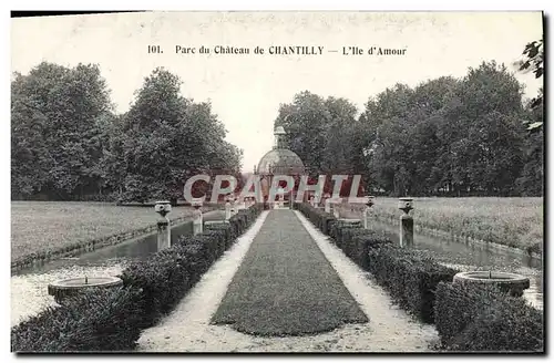 Cartes postales Parc du chateau de Chantilly L&#39Ile d&#39amour