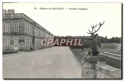 Cartes postales Parc du chateau de Chantilly Pavillon d&#39Enghien