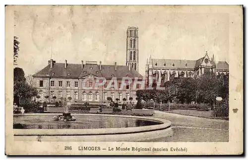 Ansichtskarte AK Limoges le musee regional Ancien eveche