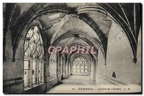 Cartes postales Evreux Cloitre de l'eveche
