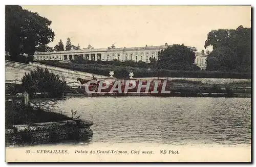 Cartes postales Versailles Palais du Grand Trianon Cote Ouest