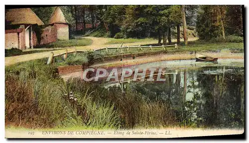 Ansichtskarte AK Environs de Compiegne Etang de Sainte Perine