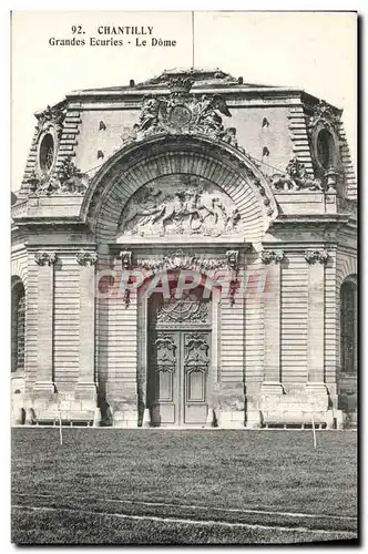 Cartes postales Chantilly Grandes Ecuries Le Dome