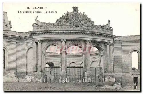 Ansichtskarte AK Chantilly Les Grandes Ecuries Le manege