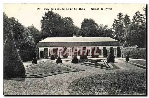 Cartes postales Parc du Chateau de Chantilly Maison de Sylvie