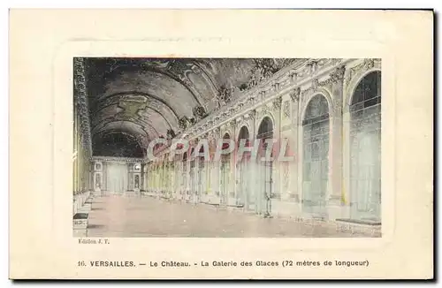 Cartes postales Versailles Le chateau La galerie des Glaces