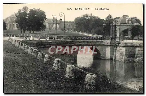 Cartes postales Chateau de Chantilly