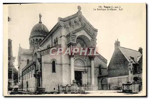 Cartes postales Tours La basilique St Martin