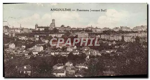 Cartes postales Angouleme Panorama Versant Sud