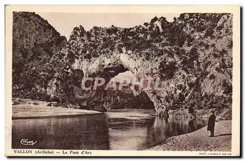 Cartes postales Vallon le pont d&#39Arc