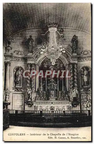 Cartes postales Confolens Interieur de la chapelle de l&#39hospice