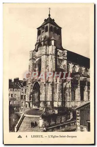 Cartes postales Lisieux L&#39eglise Saint Jacques