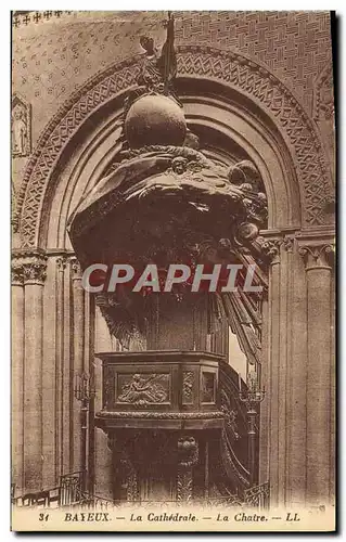 Ansichtskarte AK Bayeux Cathedrale La chaire