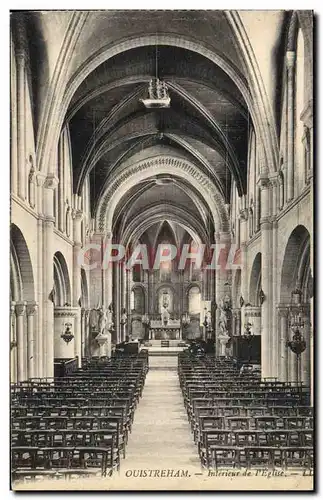 Cartes postales Ouistreham Interieur de l'eglise