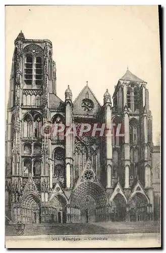 Cartes postales Bourges Cathedrale