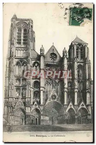 Cartes postales Bourges La cathedrale