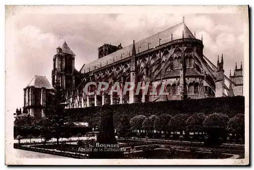 Cartes postales Bourges Abside de la cathedrale