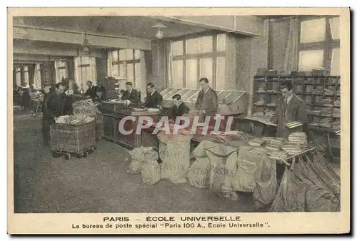 Ansichtskarte AK Paris Ecole Universelle Le bureau de poste special Paris 100 A Ecole universelle