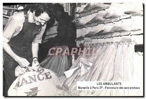 Cartes postales moderne Metiers des PTT Les ambulants