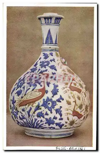 Cartes postales Faience Faincerie Earthenware bottle Persian Victoria and Albert Museum