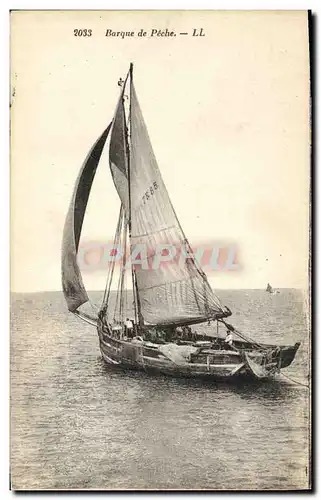 Cartes postales Bateau de peche Barque