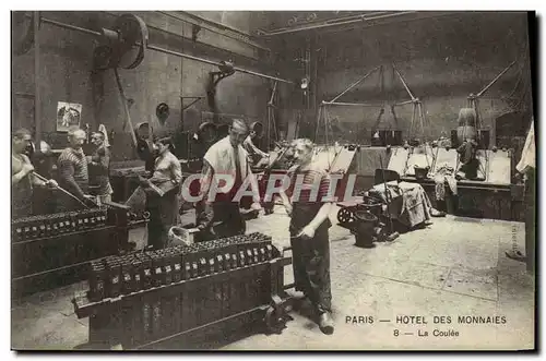 Cartes postales Monnaies Paris Hotel des Monnaies La coulee