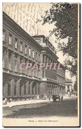 Cartes postales Monnaies Paris Hotel des Monnaies