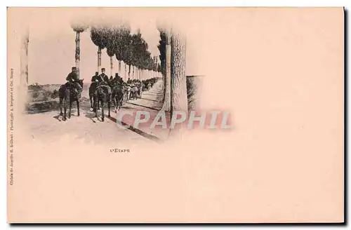 Cartes postales Militaria L&#39etape