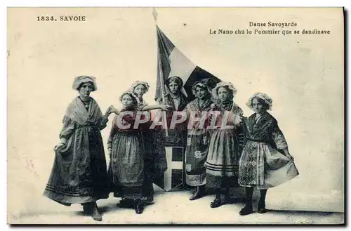 Cartes postales Folklore Savoie Danse savoyarde