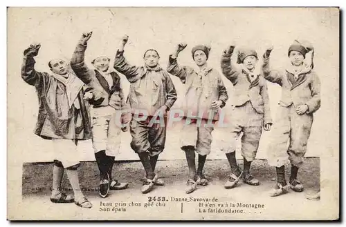 Cartes postales Folklore Danse savoyarde