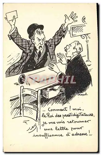 Cartes postales Roi des prestigitateurs