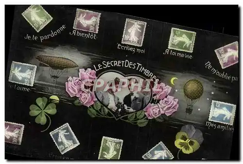 Ansichtskarte AK Le Secret des timbres Semeuse