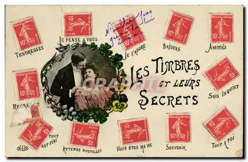 Ansichtskarte AK Semeuse Les timbres et leurs secrets