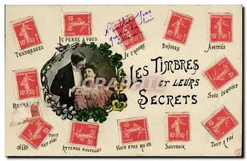Cartes postales Semeuse Les timbres et leurs secrets