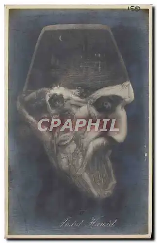 Cartes postales Surrealisme Abdul Hamid Femme