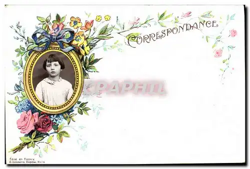 Cartes postales Fantaisie Photographie Enfant