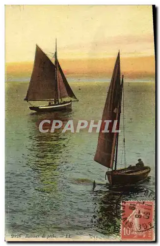 Cartes postales Bateaus de peche