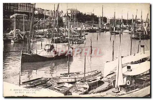 Cartes postales Bateau de peche Royan Le port