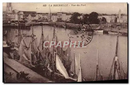 Ansichtskarte AK Bateau de peche La Rochelle Vue du port