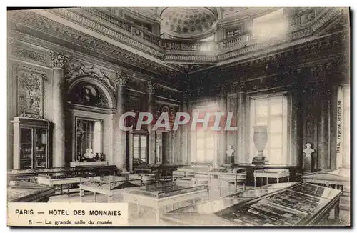Cartes postales Paris Hotel des Monnaies La grande salle du musee