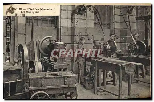 Cartes postales Paris Hotel des Monnaies Les decoupoirs