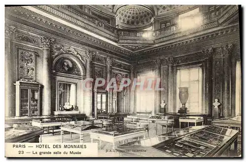 Cartes postales Paris Hotel des Monnaies La grande salle du musee