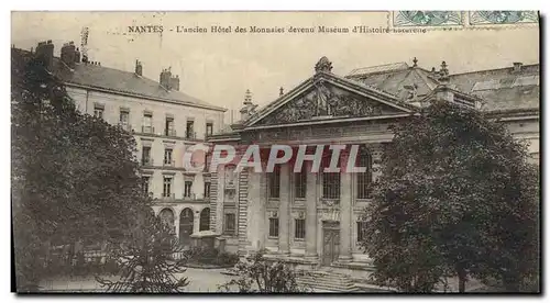 Cartes postales Monnaies Nancy Ancien Hotel des Monnaies devenu Museum d&#39Histoire Naturelle