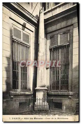 Ansichtskarte AK Paris Hotel des Monnaies Cour de la Meridienne