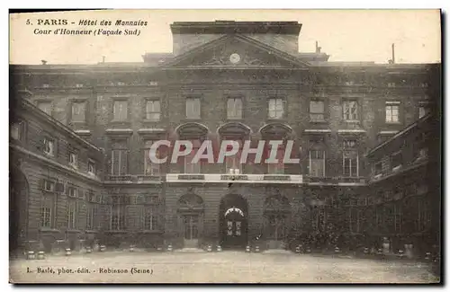 Ansichtskarte AK Paris Hotel des Monnaies Cour d&#39honneur