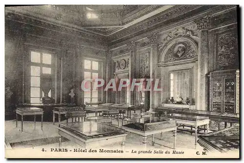 Cartes postales Paris Hotel des Monnaies La grande salle du musee