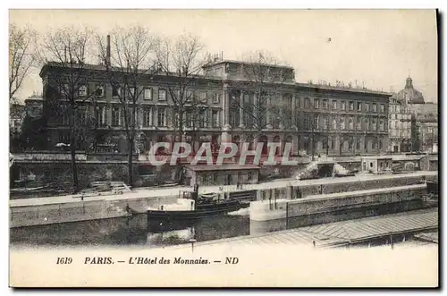 Cartes postales Paris Hotel des Monnaies