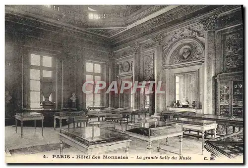 Cartes postales Paris Hotel des Monnaies La grande salle du musee