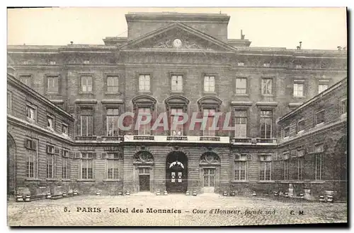 Cartes postales Paris Hotel des Monnaies Cour d&#39honneur Facade Sud