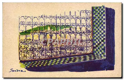 Cartes postales Fantaisie Afrique du Nord Illustrateur
